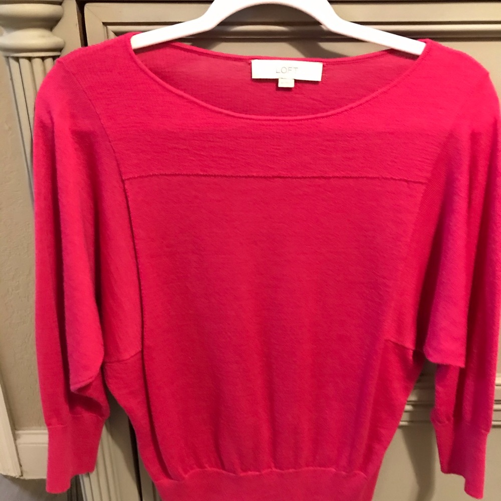 LOFT XS Pink Top